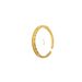 Gold-Plated Copper Light Luxury New Minimalist Style Gold Color Stackable Simple High-End Open Ring Ins_ipsvogv.com