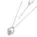 Sterling Silver Necklace For Women Temperament Devil's Eye Moissanite Pendant Versatile Clavicle Chain_ipsvogv.com