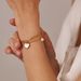 Women's Jewelry Fashion Niche Design Cold Style Personality Double Layer Temperament Versatile Peach Heart Pearl Stainless Steel Bracelet_ipsvogv.com