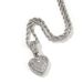 Men's Jewelry Niche Design Rock Sugar Love Pendant Light Luxury Copper Inlaid Zircon Heart Shaped Pendant Necklace Hip Hop_ipsvogv.com