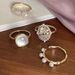 Fashionable New Pearl Flower Opening For Women With A Niche Design, High-end And Exquisite, Versatile, Diamond Studded_ipsvogv.com