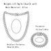 Fashion Full Diamond Cuban Hip Hop Trend Personality Necklace Bracelet Set F26060_ipsvogv.com