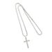 Ma Siwei's Same Full Diamond Cross Titanium Steel Necklace For Men's Personalized Design Jewelry_ipsvogv.com