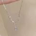 zircon New Pearl Collarbone Diamond Necklace, Sparkling Luxury ! High-end Ins Style Necklace ,_ipsvogv.com
