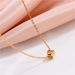 Minimalist Instagram Cool Wind Transit Bead Necklace Women's Collarbone Chain Korean Fashion Versatile Internet Red_ipsvogv.com