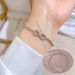 【 Full body titanium steel 】 East Gate Personalized temperament Forest series round bead 8-character bracelet Women's_ipsvogv.com