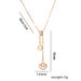 Instagram Style Jewelry Roman Digital Circular Ring True Shell Love Titanium Steel Gold Mother Of Pearl Necklace Female_ipsvogv.com