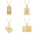 Pendant Retro Cross Bible Brass Gold Plated Pendant INS Necklace Spot_ipsvogv.com