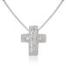 Japanese Popular Trend Inlaid Pendant D-chain Cross Luxurious Full Diamond Detachable Necklace_ipsvogv.com
