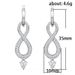 Cao Shi's High Quality, Eternal Love, Infinite Love Earrings, Infinite 8-character Pendant, Ear Buckle, Female_ipsvogv.com