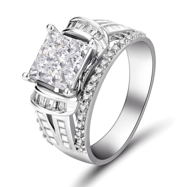 Cao Shi Wide Edition Men's Wedding Ring and Dominant Full Set with Zircon for Men's Ring Ring_ipsvogv.com