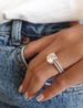 Sanjie Fashion Simple Round Zircon Ring Jewelry_ipsvogv.com