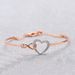 Rose Gold Eternal Love Bracelet Female Element Crystal Love Bracelet Female_ipsvogv.com