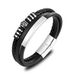 Men's Jewelry Retro Braided Leather Rope Bracelet Couple Bracelet Stainless Steel Magnetic Buckle Leather Braided Bracelet_ipsvogv.com
