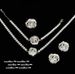 Women's accessories Temperament Jewelry set Diamond double necklace set_ipsvogv.com