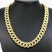 Men’s Jewelry Set Fashion Popular 15mm Diamond Three Row Diamond Full Drill Alloy Men's Necklace Men's Hip Hop Cuban Chain_ipsvogv.com