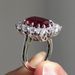 Sanjie's New Red Women's Ring Ins Classic Style Inlaid With Zircon Jewelry_ipsvogv.com