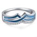 Sanjie's New Pure Cross Drip Oil SHEIN Copper Ring Zircon Jewelry For Women_ipsvogv.com