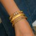 Fashionable OL American hip-hop style bracelet with zircon inlay, men's women's adjustable bracelet, personalized and_ipsvogv.com