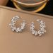 Stainless Leaf That Do Not Fade, Small And Fresh Wheat Ears, Niche Temperament, High-end Titanium Steel Earrings_ipsvogv.com