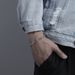 Starlight For Men, Ins Style, Niche High-End Design, Minimalist Luxury Hip-Hop Disco Bracelet_ipsvogv.com