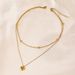 Popular Stainless Steel Double-layer Collarbone Chain With Female Niche Design, Fashionable And Versatile Heart-shaped_ipsvogv.com