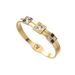Niche Design Fashionable Whole Body Titanium Steel K Gold High-end Light Luxury Bracelet_ipsvogv.com