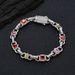 Hip Hop 10mm Jewelry Light Luxury High-end Men's Bracelet, Colorful Chain Accessory_ipsvogv.com
