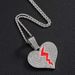 hot Selling New Product, Heart Wrenching Diamond Alloy Pendant, Hip-hop Cuban Chain Necklace, Men's Necklace_ipsvogv.com