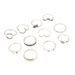 New Alloy Triangle Moon Bay Joint Ring Set Of 11_ipsvogv.com