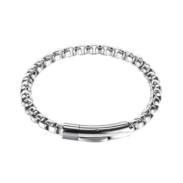 Jewelry Hip-Hop Style Stainless Trendy Street Titanium Steel Men's Bracelet_ipsvogv.com