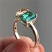 Creative Design Dual Main Stone Women's Simple And Versatile Inlaid Zircon Ring Ins Internet Famous Handmade Jewelry_ipsvogv.com