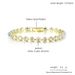 Unisex star shaped full zircon bracelet for women tennis chain crystal bracelet_ipsvogv.com