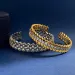 Italy Hollow Clover Designer Bangle Bracelet For Women Sier Bling Lace Sparkling Dia Gold Plated Retro Vintage C_ipsvogv.com