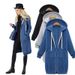Women's Clothing Autumn and Winter Women's Clothing Hooded Long Sleeve Mid Length Sweater Fleece Long Coat_ipsvogv.com