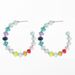 Women's Jewelry Classic C Shaped Earrings Summer Beaded Earrings Colorful Temperament Versatile Earrings_ipsvogv.com