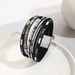 Bohemian Style Magnetic Buckle Leather Versatile Women's With Multi-layer Winding Bracelet_ipsvogv.com