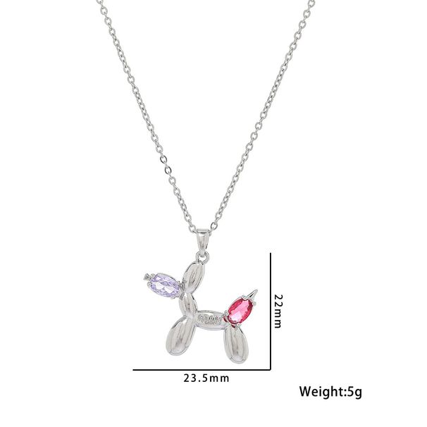 Necklace, New Female Internet Celebrity, Same Style Balloon Dog Trend, Hip-hop Personality, Simple And Long Display_ipsvogv.com