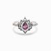 Cao Shi Made An Old Flame Shaped Lotus Chinese Style Wide Face Ring, Personalized Single Ring_ipsvogv.com