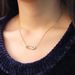 Unisex new fashion hollow zircon pendant necklace female 3 color pin personality clavicle chain hot selling jewelry_ipsvogv.com