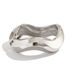 Exaggerated Metal Spring Buckle With Female Personality Irregular Water Drop Smooth Wide Bracelet_ipsvogv.com