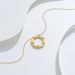 New card titanium steel talisman cake necklace full of diamonds, lucky roulette pendant, clavicle chain, internet celebrity popular choice necklace_ipsvogv.com