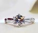 Live Streaming Hot Selling Mosang Stone Ring For Women's Classic Couples With Micro Inlaid Japanese And Korean Fashion_ipsvogv.com