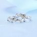 Diamond Round Geometry Couple Female Proposal Pair Male Adjustable Wedding Ring_ipsvogv.com