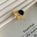 French Design Natural Black Agate Tea Crystal Irregular For Female Niche, High-end Feeling, Light Luxury Temperament,_ipsvogv.com