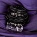Punk 6-piece Sexy Rivet Set PU Leather Ins Couple Bracelet Women's Accessories_ipsvogv.com