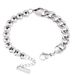 Trendy INS Style Cuban Chain Men's Dominant High-end Jewelry Titanium Steel Bead Bracelet_ipsvogv.com