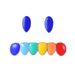 Unisex Colorful Vampire Fangs Hip Hop Gold Braces Hiphop Grillz_ipsvogv.com