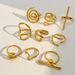 Women's Jewelry Quiet And Beautiful Design Gold Plated Open Ring Simple Personality Cold Style Hand Jewelry_ipsvogv.com
