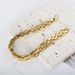 Hip Hop Watch Real Gold Plated Titanium Lobster Clasp Trendy Men's Color Bracelet Stainless Steel Jewelry_ipsvogv.com